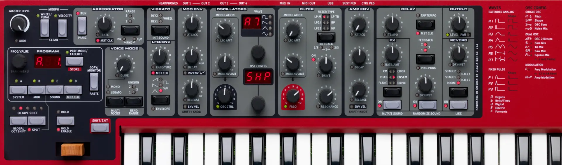 Nord Lead A1 Interface