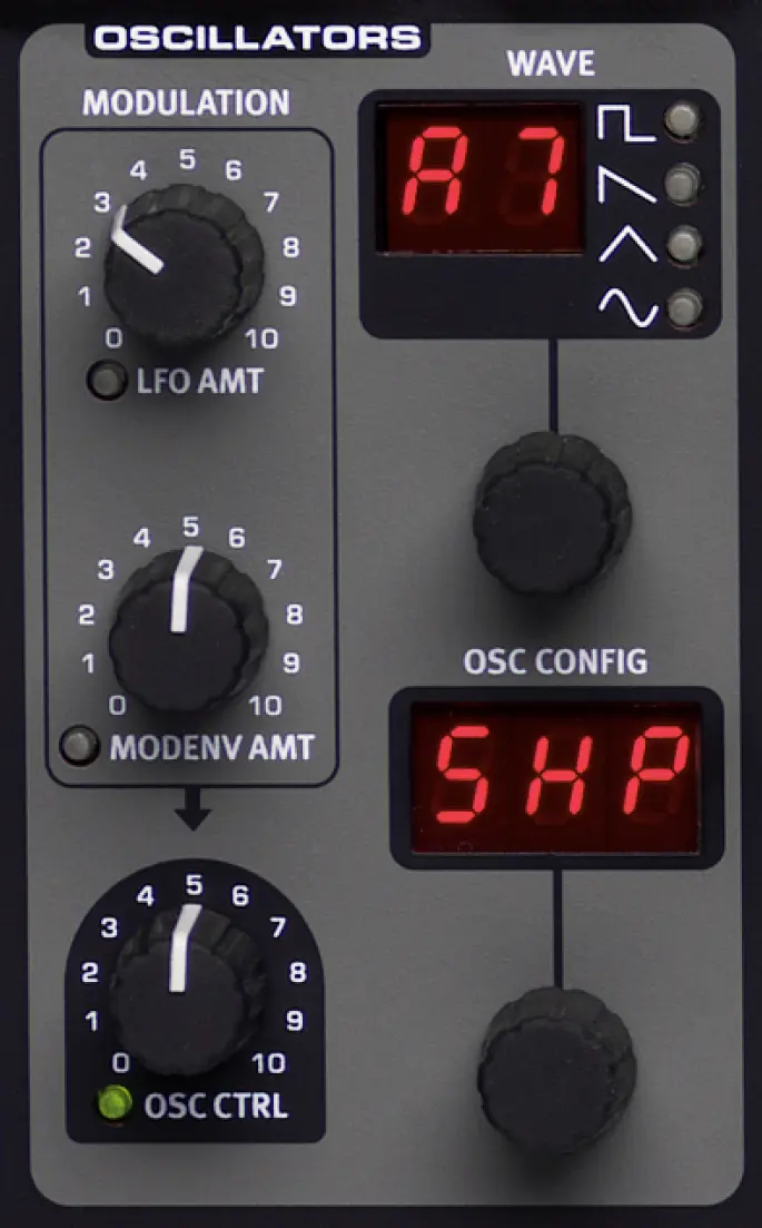 Oscillator section