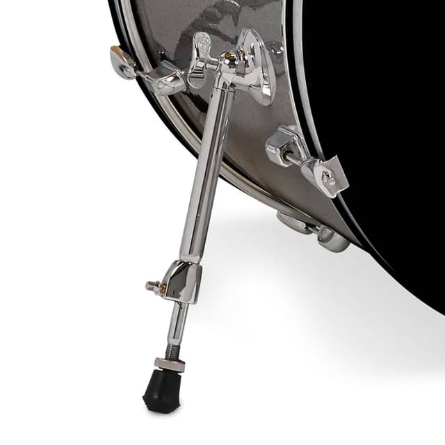 Telescoping kick drum spurs