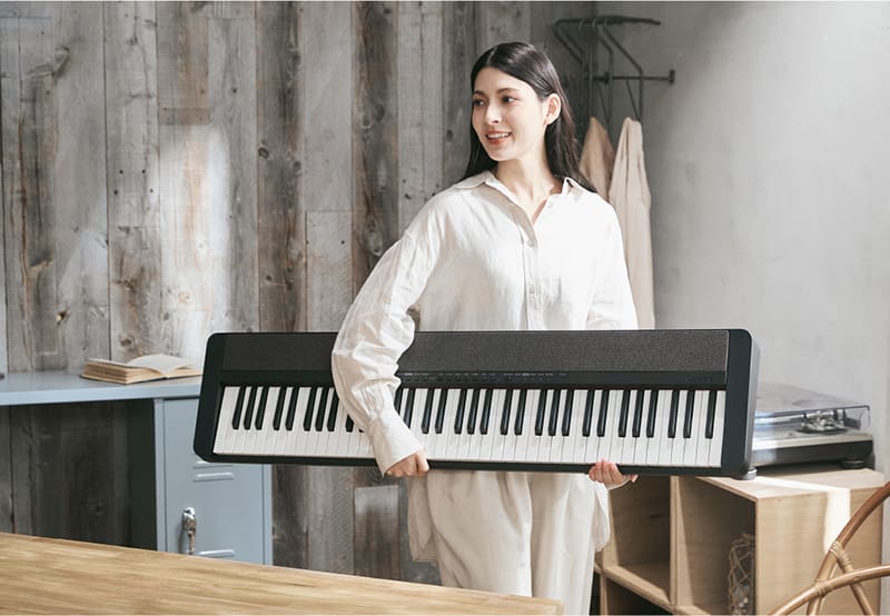 Casio CT-S1-76 Casiotone keyboard is light and portable
