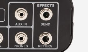 Onboard effects loop of the Fender Ruble 800 HD head