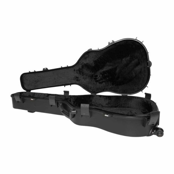 XHL Deluxe Moulded Acoustic Guitar Case with Wheels IP67 Water/Dustproof - Image 4
