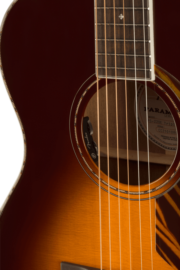 Fender Paramount PO-220E Orchestra Acoustic Guitar - Image 6