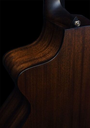Solid Rosewood bindings of the Fenech Delta Blues Series Acoustic Guitars