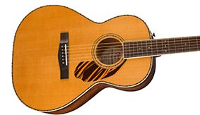 Fender designed body of the Paramount PS-220E Parlor guitar