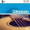 DAddario EJ 3D Acoustic Guitar Strings 3-pack