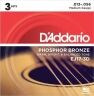 D'Addario EJ17 3D Acoustic Guitar Strings 3-pack