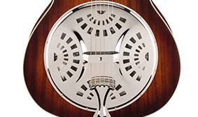 Fender Paramount PR-180E Resonator Guitar utilises a Spider Cone