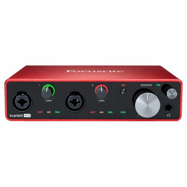 Focusrite Scarlett 4i4 (Gen 3) USB Audio Interface