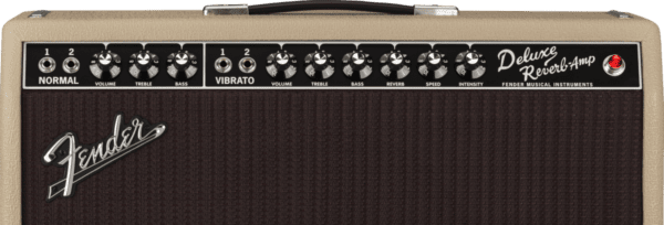 Fender Tone Master Deluxe Reverb Amplifier Blonde - Image 3