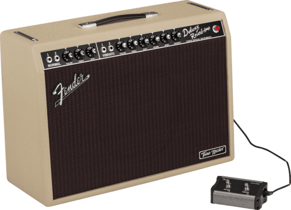 Fender Tone Master Deluxe Reverb Amplifier Blonde - Image 5