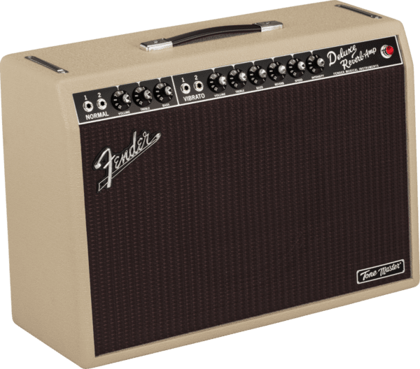 Fender Tone Master Deluxe Reverb Amplifier Blonde - Image 4