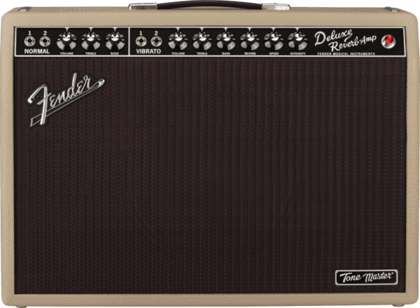Fender Tone Master Deluxe Reverb Amplifier Blonde - Image 2