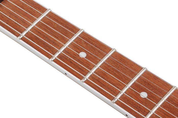 Jatoba fretboard on the Ibanez RX40 Electric Guitar