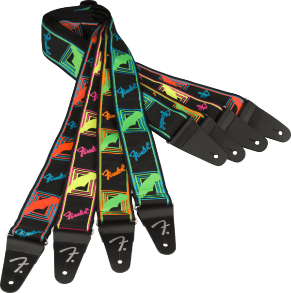 Fender Neon Monogrammed Strap - Image 2