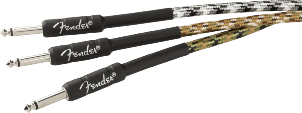 Fender 10ft Professional Instrument Cable Braided Camo - Image 5