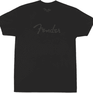 Fender Spaghetti Logo Black Logo T-Shirt