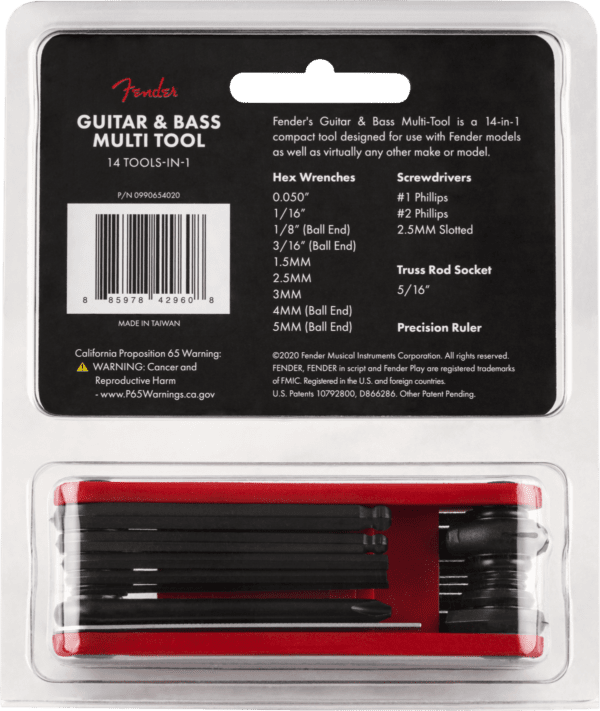 Fender Guitar & Bass Multi-Tool - Image 6