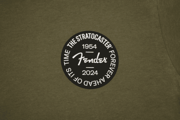 Fender Stratocaster 70th Anniversary Badge Tee