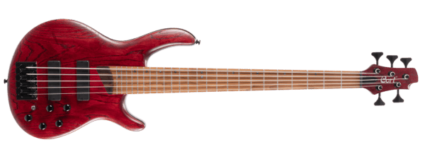 B5 Element 5-String Bass Burgundy Red