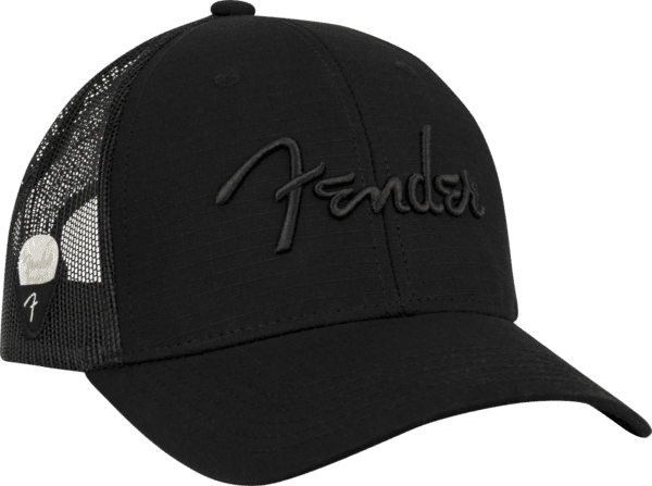 Fender Snap Back Pick Holder Hat Black