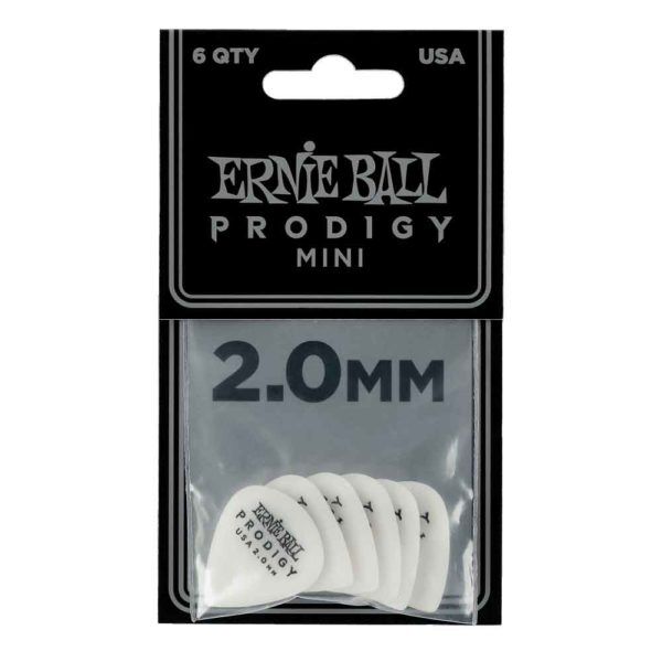 ernie ball prodigy mini white guitar pick