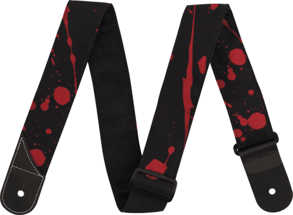 Jackson Splatter Strap Black & Red