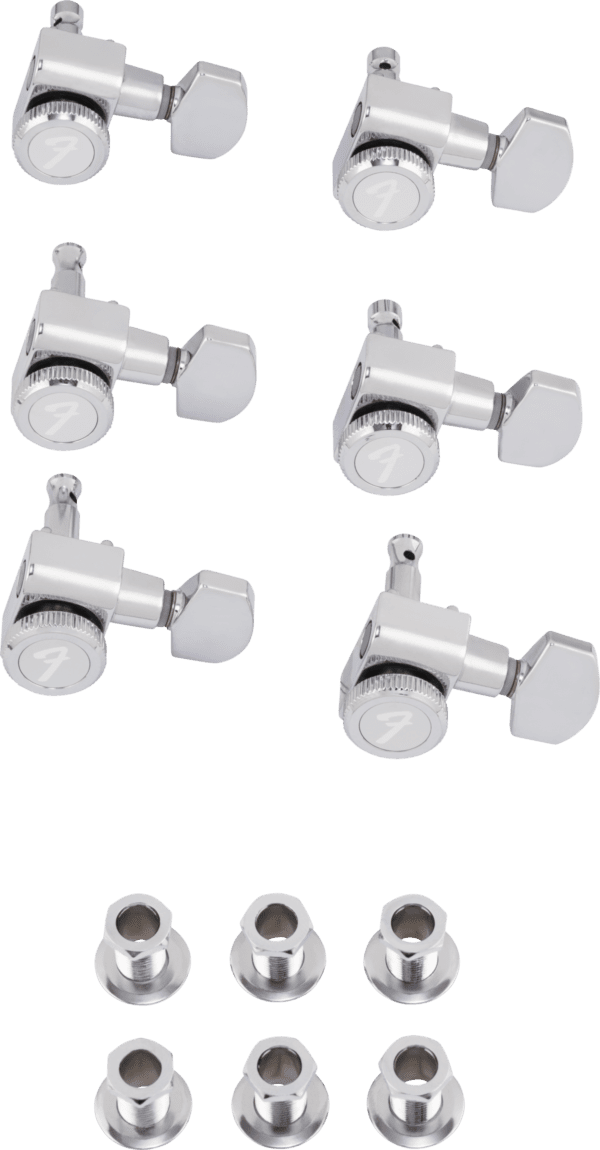 Fender Locking Machine Heads Set 6-in-line Polished Chrome