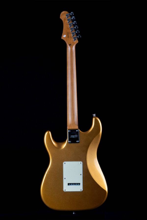 Jet Guitars JS-300 Electric Guitar Gold Back view