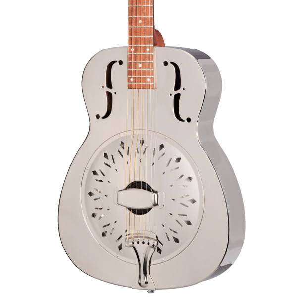 Epiphone Dobro Hound Dog Resonator Guitar Chrome Body