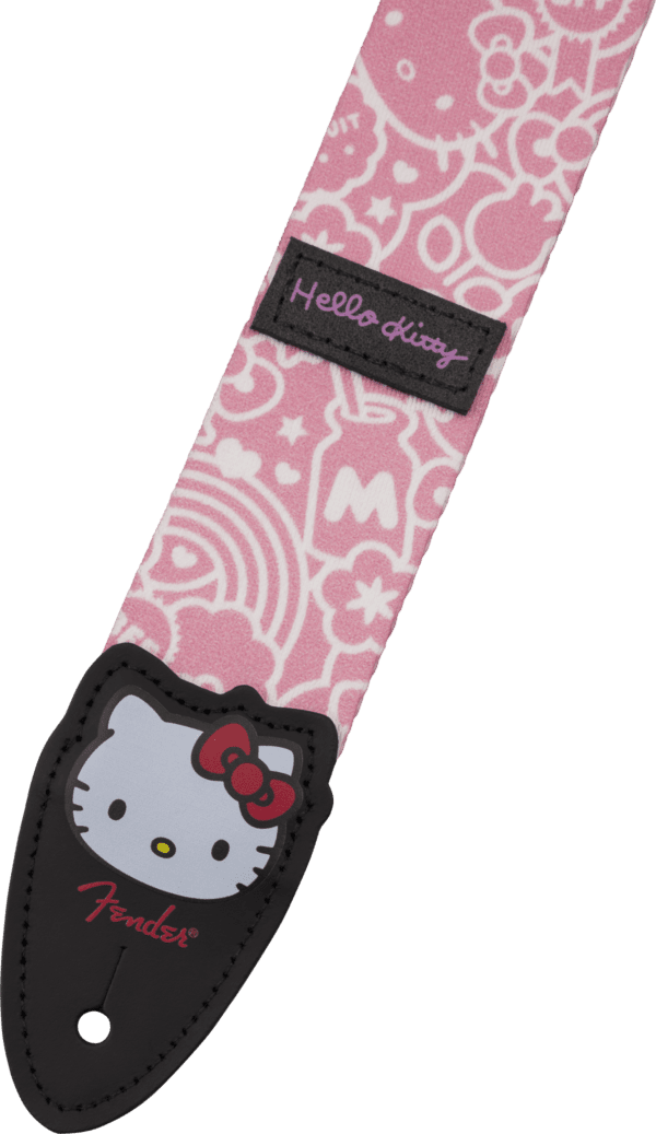 Fender x Hello Kitty Poly Strap Pink