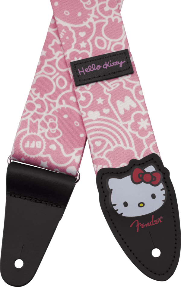 Fender x Hello Kitty Poly Strap Pink