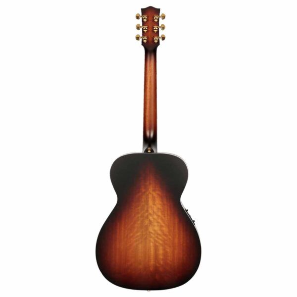 maton troubadour traditional acoustic electric guitar back