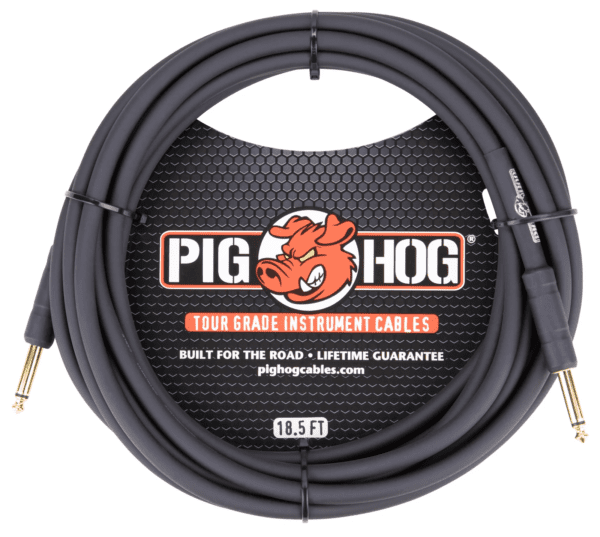 Pig Hog Tour Grade Instrument Cable, 18.6ft