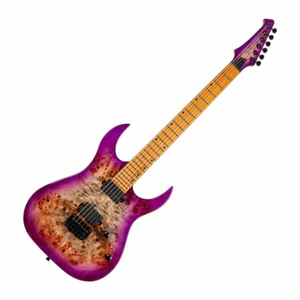 spira s-450-tpp electric guitar transparent purple