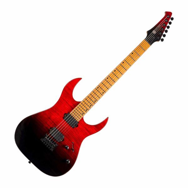 spira s-450-trd electric guitar transparent red