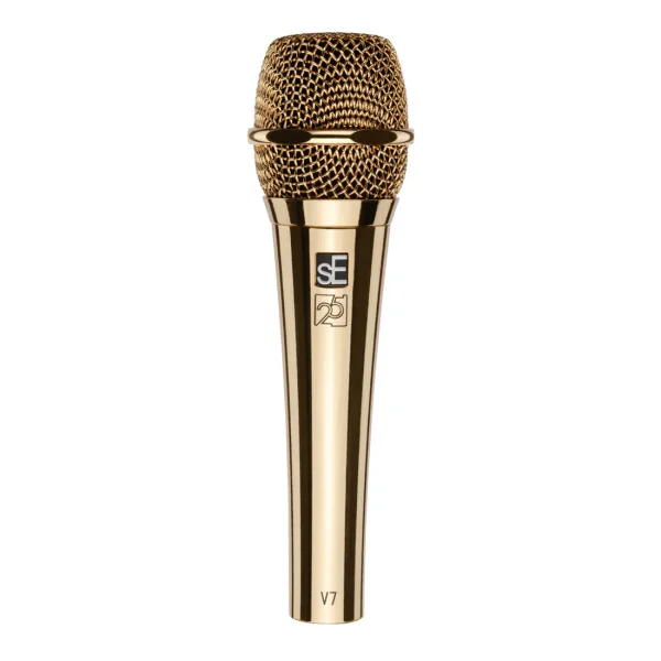 sE Electronics V7 Gold 25th Anniversary Edition Supercardioid Vocal Microphone