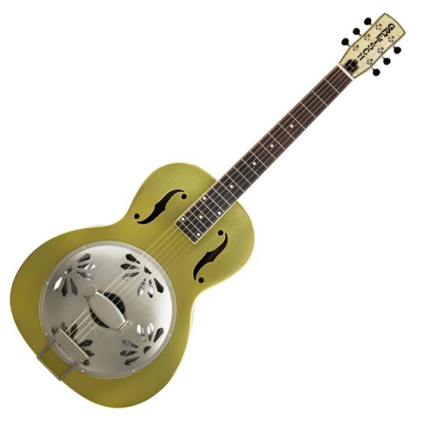 Gretsch G9202 Honey Dipper Special Round-Neck Brass Body Resonator Guitar