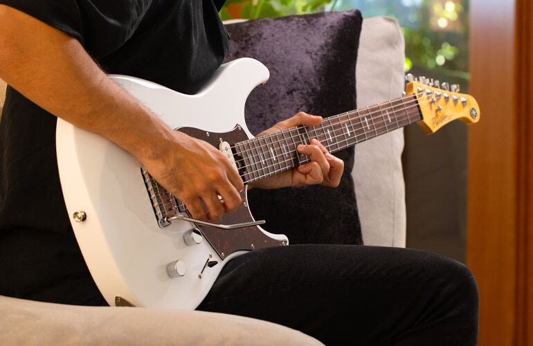 Exceptional playability on Yamaha Pacifica Standard Plus