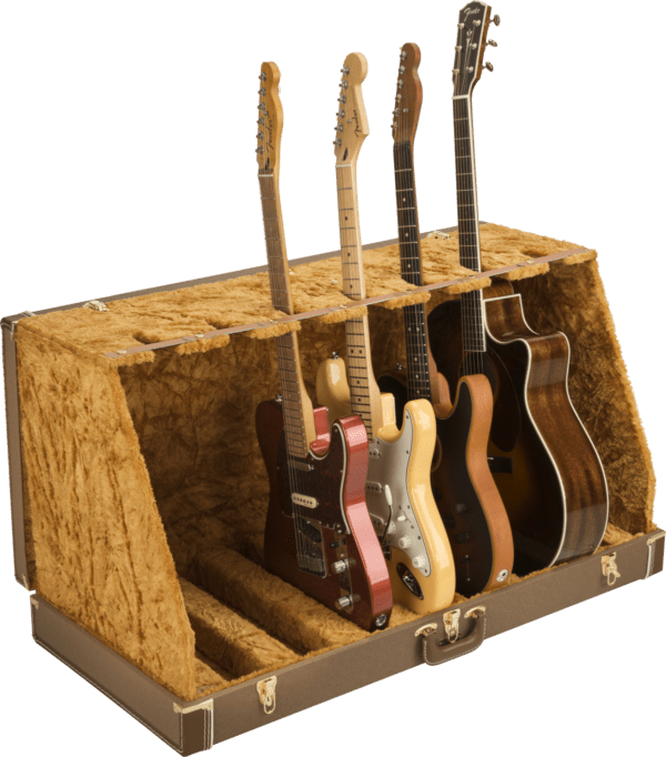 Brown Fender Classic Series Case Stand for 7 Guitars