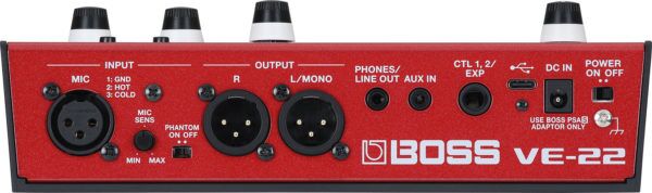 BOSS VE-22 Vocal Performer Pedal