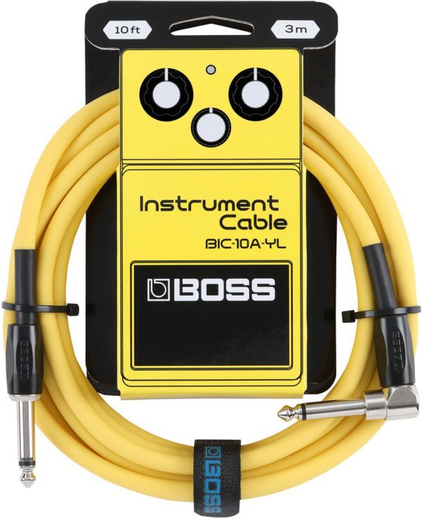 Boss BIC-10A 10ft Colourful Instrument Cables