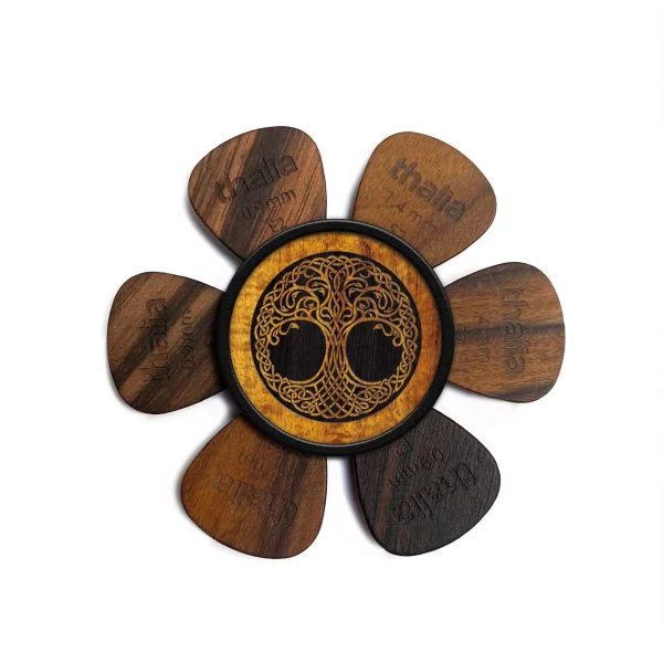 Thalia Pick Puck 2.0 Tree of Life Hawaiian Koa