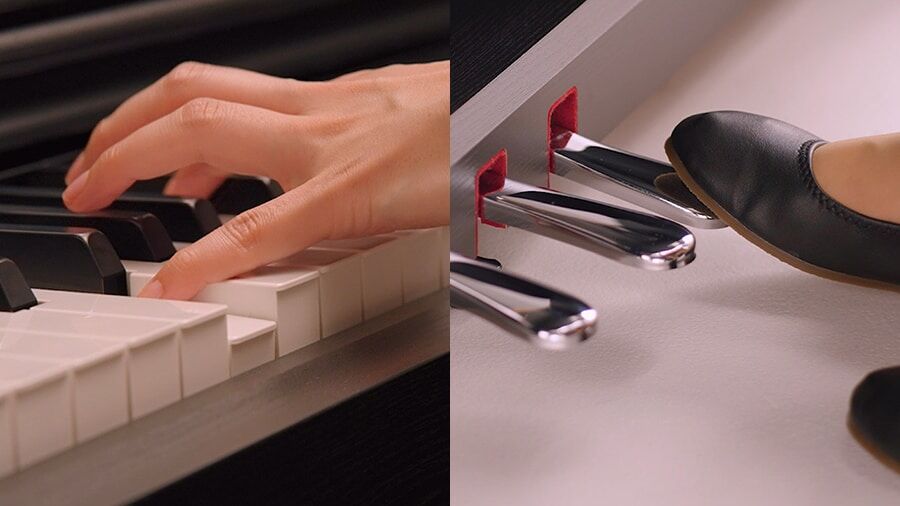 Half pedal functionality on the Yamaha Arius YDP-145 Digital Piano