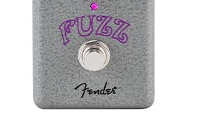 Fender Hammertone Fuzz Pedal boasts 60s style silicon fuzz