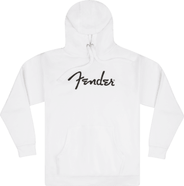 Fender Spaghetti Logo Hoodie Olympic White