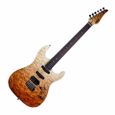 jet elite js-45-fb fireburst electric guitar