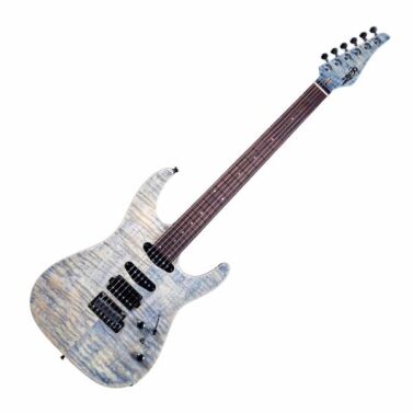 jet elite js-45-ig indigo gray electric guitar