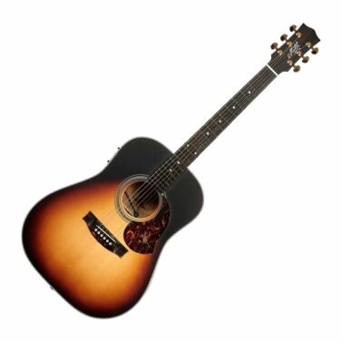 maton troubadour dreadnought acoustic electric guitar