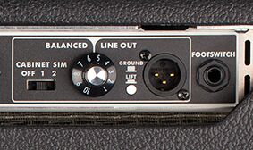 Fender Tone Master Twin Reverb Amplifier boasts a feature laden rear panel